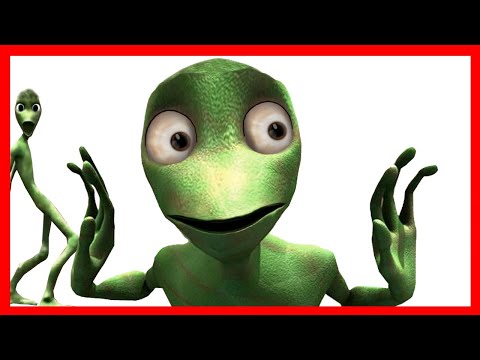 RENKLİ YEŞİL UZAYLI DANSI - AKIMI-Maden Dağı Dumandır-komik uzaylı dansı-dame tu cosita,funy,#uzaylı