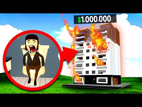 They INVADED The CITY And Set A $1,000,000 HOUSE On FIRE (Can We Save Them!?) - EMBR Gameplay