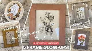 Upcycled Picture Frames Using IOD + Fusion | 5 Skill‑Building DIY Projects