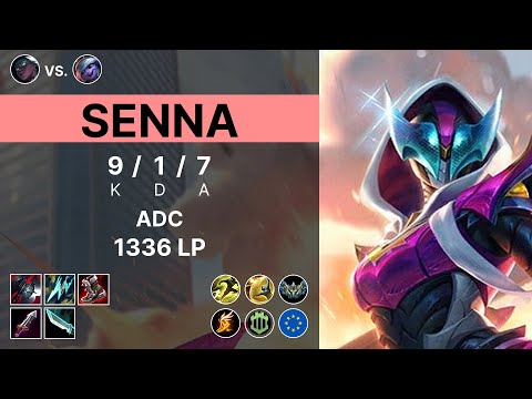 Senna Adc vs Tristana - 1336 LP Challenger - EUW 15.11