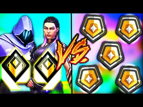 Valorant: 2 Radiants VS 5 Gold Players..! - Who Wins?
