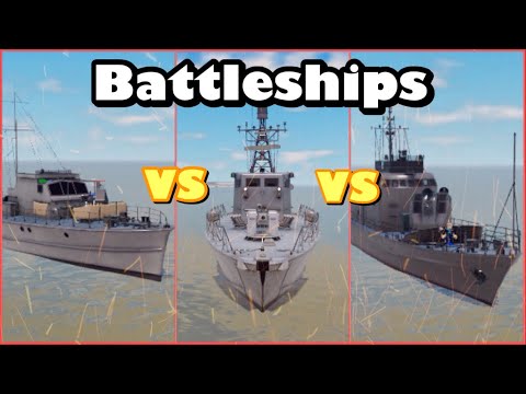 WAR TYCOON - USS Douglas Vs PG 02 Vs Fairmile ( What Makes Them Different? )