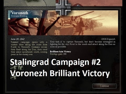 Lets Play: Unity of Command - Stalingrad Campaign: Voronezh Brilliant Victory (HD)