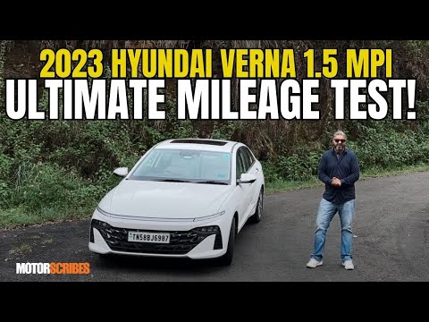 2023 Hyundai Verna 1.5 MPI Mileage Test