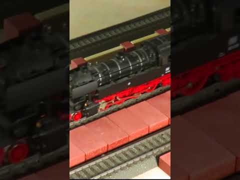 The tank locomotive drives backwards