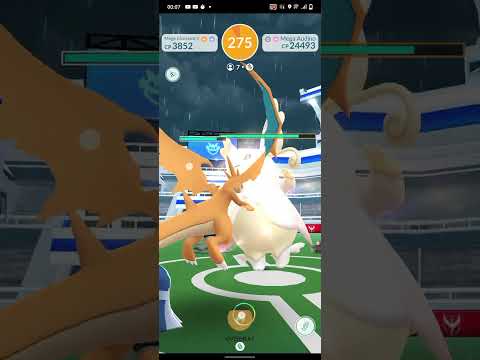 Fairy type pokemon queen mega Audino raid battle in pokemon go #pokemongo #pokemon #pokemongame