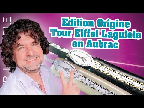 Taschenmesser Laguiole Origine Tour Eiffel | Ebenholz & Horn | Laguiole en Aubrac