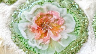 Amazing Effect in 3D Flower Resin Coasters