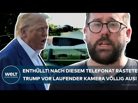 NAHOST: Enthüllt! Nach diesem Telefonat rastete Donald Trump vor laufender Kamera völlig aus!