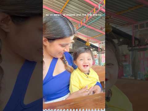 What My 1 Year Old Baby Eats in a day - Travel Edition #shorts #ytshorts #ashortaday