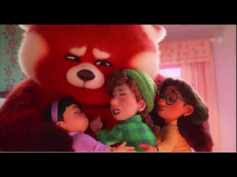 Red Panda Bear Hug Scene 