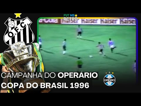 Operário-MS in the 1996 Copa do Brasil - 1st leg vs. Grêmio