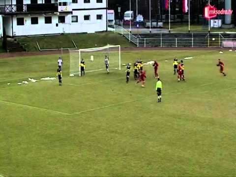 Piękny gol w C-klasie - Odra Wodzisław (mksodra.tv)