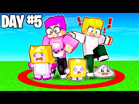 LANKYBOX LAST TO LEAVE CIRCLE CHALLENGE In MINECRAFT! (SHOCKING END!)