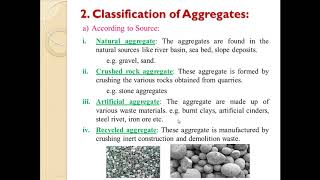 #Lecture-07 #Concrete Technology|| #Aggregate