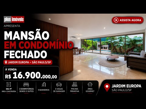 Vídeo do imóvel — Jardim Europa! Impecável!