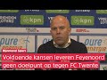 Slot noemt gelijkspel Feyenoord teleurstellend: 'En als je naar de ranglijst kijkt nog meer'
