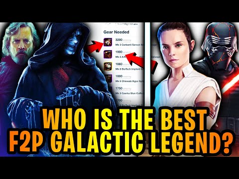 Best F2P/Easiest Galactic Legends Guide! Gear, Relics, and Character Requirements Comparison
