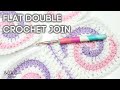 HOW TO CROCHET THE FLAT DOUBLE CROCHET JOIN | Bella Coco Crochet