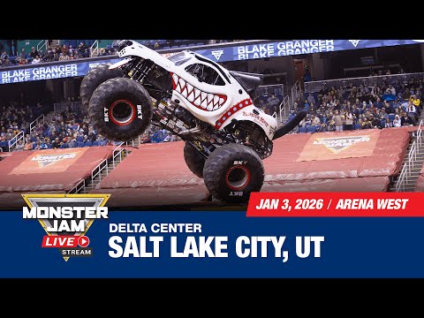 Monster Jam: Salt Lake City - 3 (Full Event) | Jan 3, 2026 | Arena West