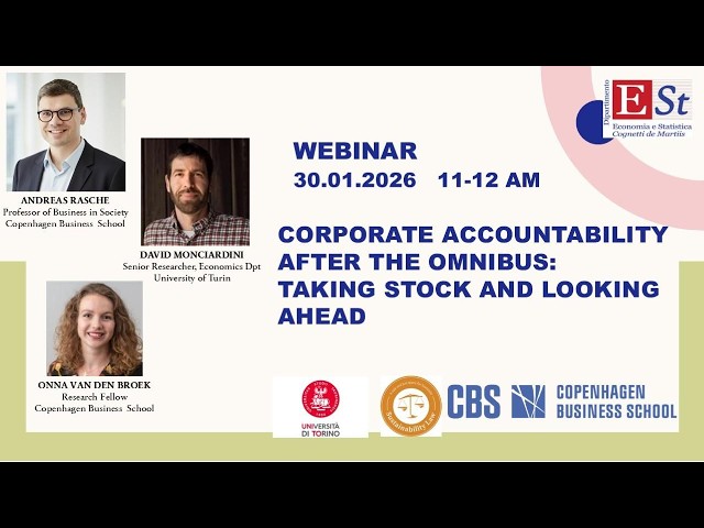 Corporate Accountability after the Omnibus video thumbnail