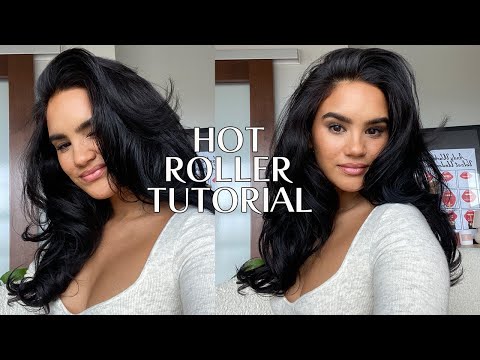 How To Use Hot Rollers Tutorial | Bounciest Hair Ever