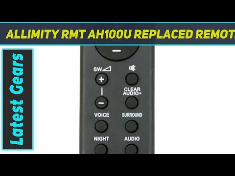 ALLIMITY RMT AH100U Replaced Remote Control Fit AZ Review