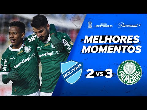 BOLÍVAR 2 X 3 PALMEIRAS - CONMEBOL LIBERTADORES 2025 | Paramount Plus Brasil
