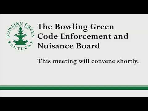 8/27/19 Code Enforcement & Nuisance Board