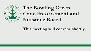 8/27/19 Code Enforcement & Nuisance Board