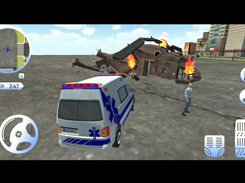 Roof Jumping Emergency Ambulance Simulator - Rescue Driving - Android Gameplay #2