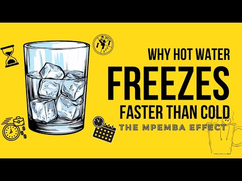 The Mpemba Effect Explained!– Why Hot Water Freezes Faster Than Cold Water?