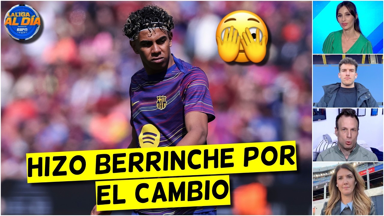 LAMINE YAMAL HIZO LA DE VINICIUS al ser CAMBIADO en el BARCELONA vs RAYO VALLECANO | La Liga Al Día