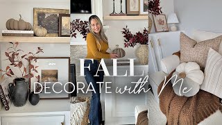 FALL DECORATE WITH ME 2024 PART 1 || FALL STYLING IDEAS || COZY FALL DECORATING