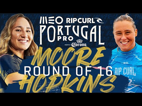 Carissa Moore vs Yolanda Hopkins | MEO Rip Curl Pro Portugal - Round of 16 Heat Replay