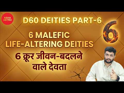 D60 Deities (Part 6) Are Your Planets in Malefic Deities? Mrityu, Kaal, Yam & More Explained