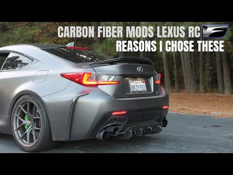 Carbon Fiber Exterior Mods For Lexus RCF