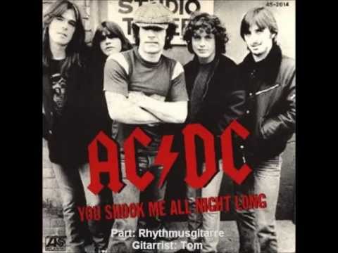 Hörbeispiel: AC/DC - You Shook All Night Long / RHYTHMUSGITARRE