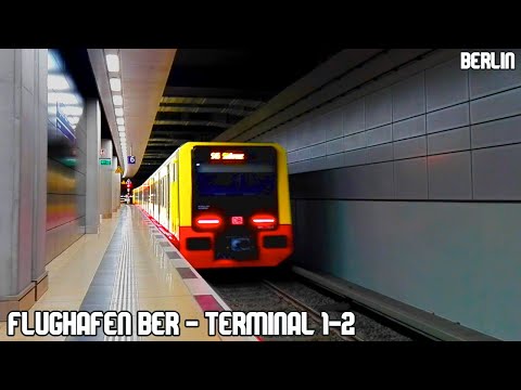 Flughafen BER - Estação Terminal 1-2: Berlin Regionalbahn e S-Bahn
