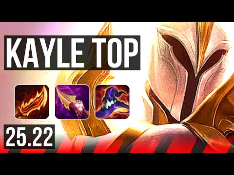KAYLE vs IRELIA (TOP) | 6 solo kills, Legendary, 10/2/6 | KR Master | 25.22