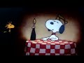 Bon Voyage Charlie Brown Bar In France Scene With Snoopy And Woodstock
