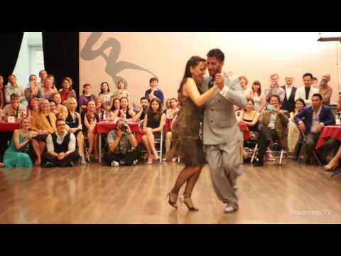  Esteban Moreno,    Milena Plebs,    Sebastian Missé,    Virginia Gomez,    and  Christian Marquez  are  dancing  at  Russian Tango Congress  in  2016