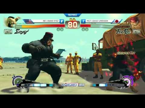 USFIV - Snake Eyez [Zangief] x Daigo Umehara [Evil Ryu] - Capcom Cup 2015
