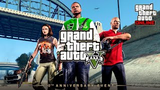 Rockstar Games 10.º aniversario de Grand Theft Auto V anuncio