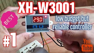 Temperature Control Tutorial | XH-W3001 settings | home made incubator