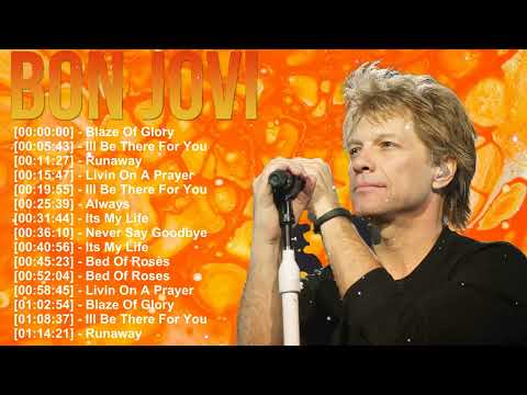 Best of Bon Jovi – Top 20 Songs – Livin’ on a Prayer Always Bed of Roses album playlist