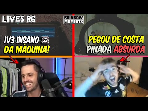 CLUTCH LINDO DO RAZAH NA SMG, PINADA ABSURDA DO ALEMAO 🤣🤣 E MAIS - MELHORES MOMENTOS LIVES R6
