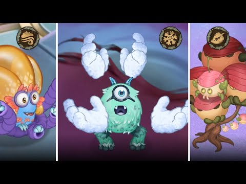 All Primordial Monsters - Fandhul, Lowb, Bogle (My Singing Monsters)