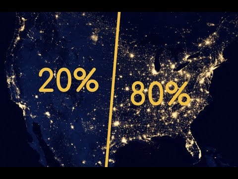 Why 80% Of Population In The US Live East Of This Line