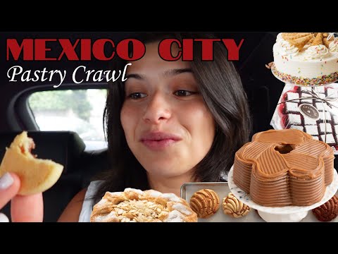 PASTRY CRAWL IN MEXICO CITY -- conchas, pasteles, cajeta, galletas, mazapan y mas!